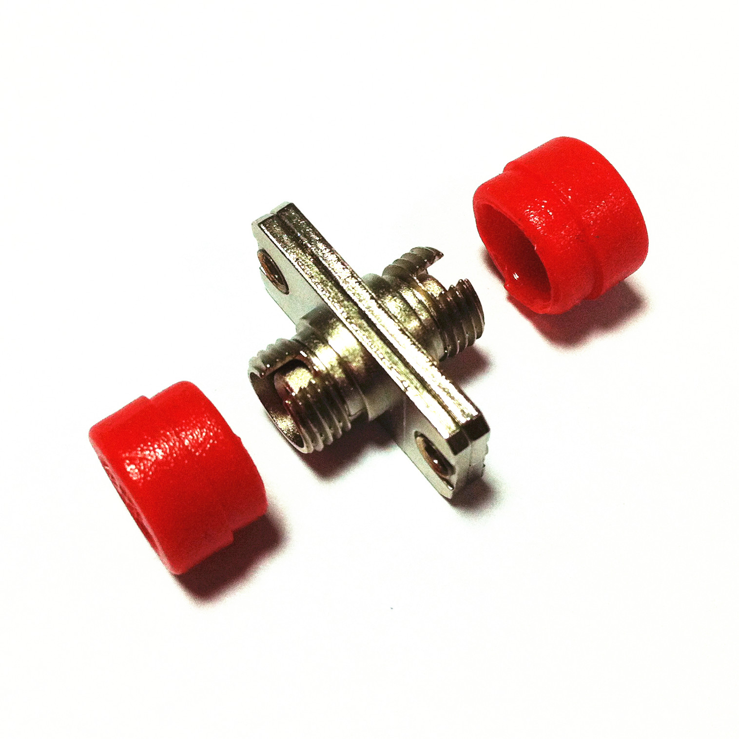 FC TwoPieces Type Rectangle Fiber Optic AdapterFC Fiber Optic Adapter